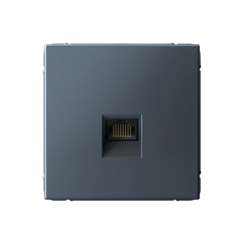 Розетка компьютерная 1-ая кат.5е, RJ-45 (интернет), Грифель, серия Art Gallery, Systeme Electric